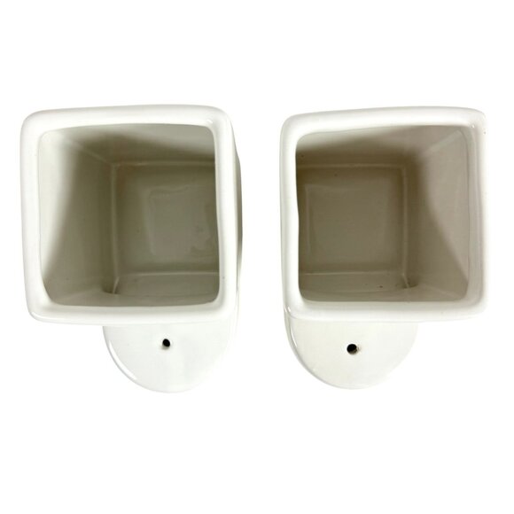 Nora Fleming Pearl Dot Square Cutie Container Stoneware Retired CC01 Lot Of 2 - Picture 6 of 10